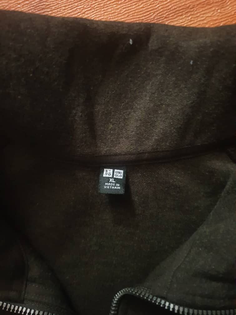 Uniqlo Uniqlo half zipper dark green sweater Size L / US 10 / IT 46 - 2 Thumbnail
