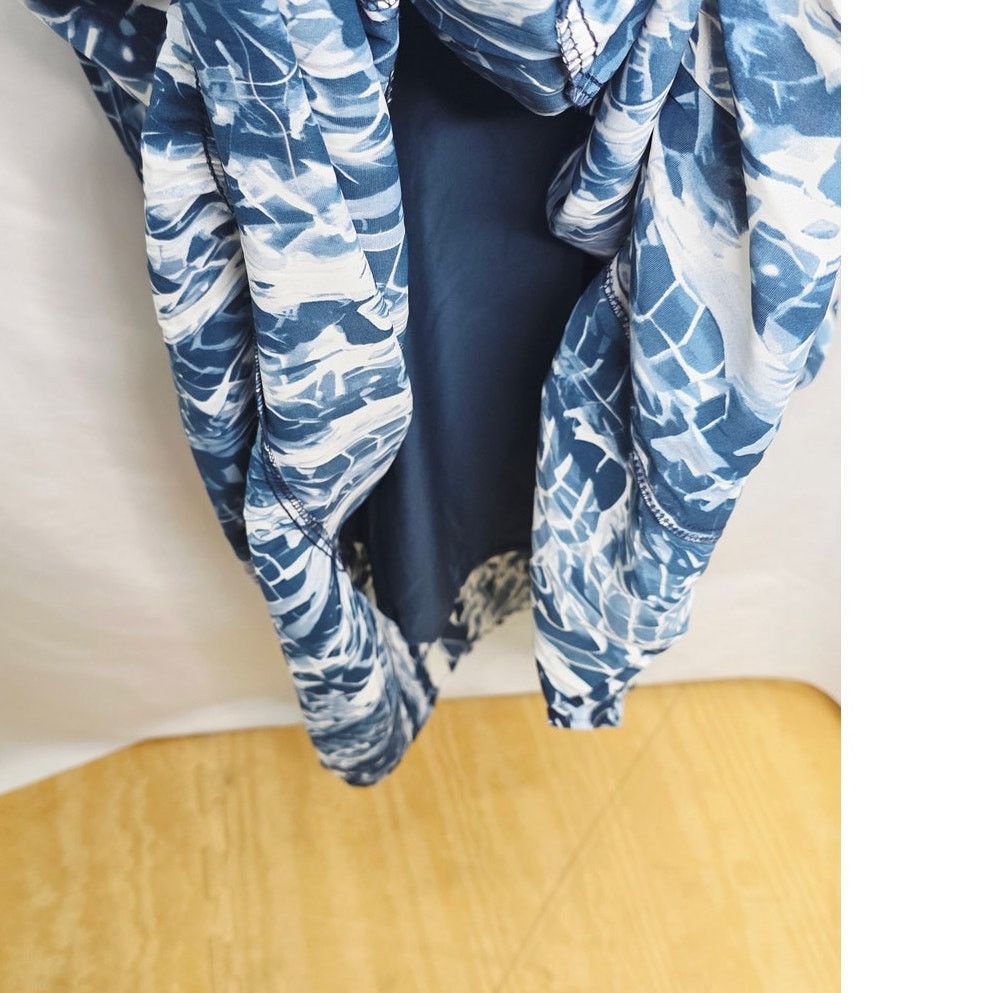 Other Pretty Gardens Boho Blue Tie Dye Casual Tank Maxi Dress Size XXL / US 16-18 / IT 52-54 - 8 Thumbnail