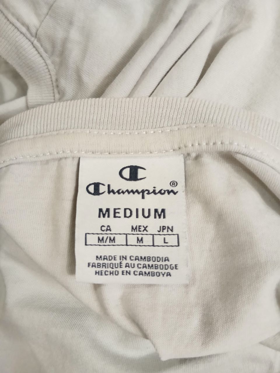 Champion Champion Script Logo T-Shirt – White Size M / US 6-8 / IT 42-44 - 2 Thumbnail