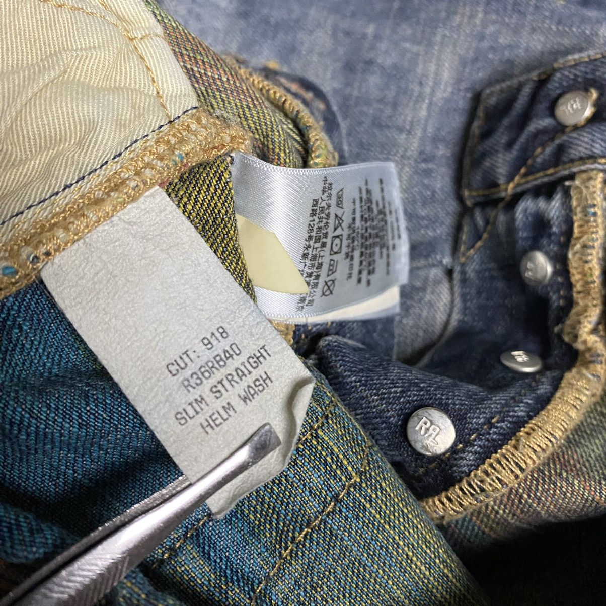 RRL Ralph Lauren RRL Ralph Lauren SF Shuttle Woven Selvedge Denim Jeans Size US 33 - 10 Thumbnail