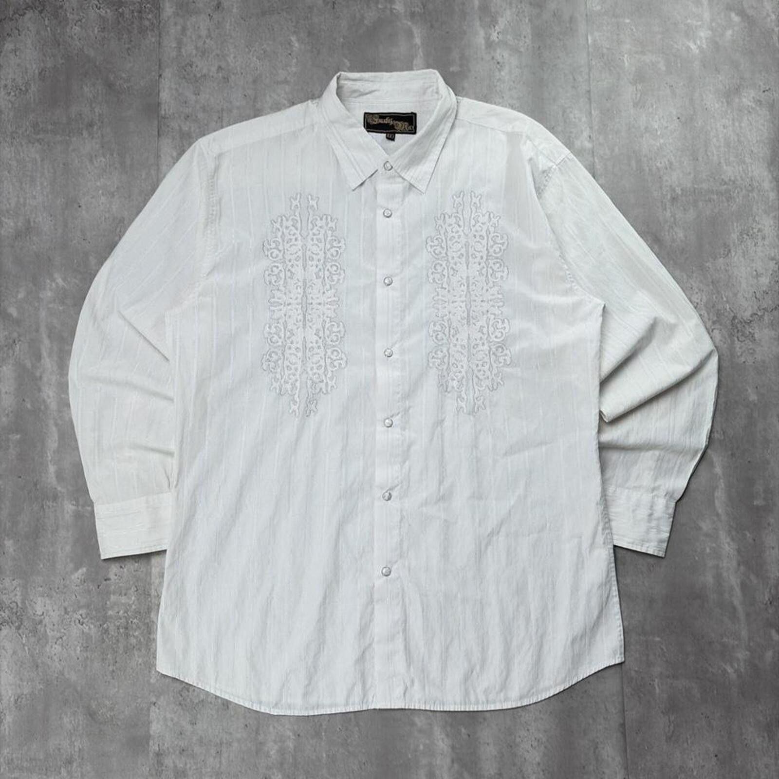 Other Y2K Franky Max Grunge Gothic Long Sleeve Button Up Shirt Size US XL / EU 56 / 4 - 1 Thumbnail