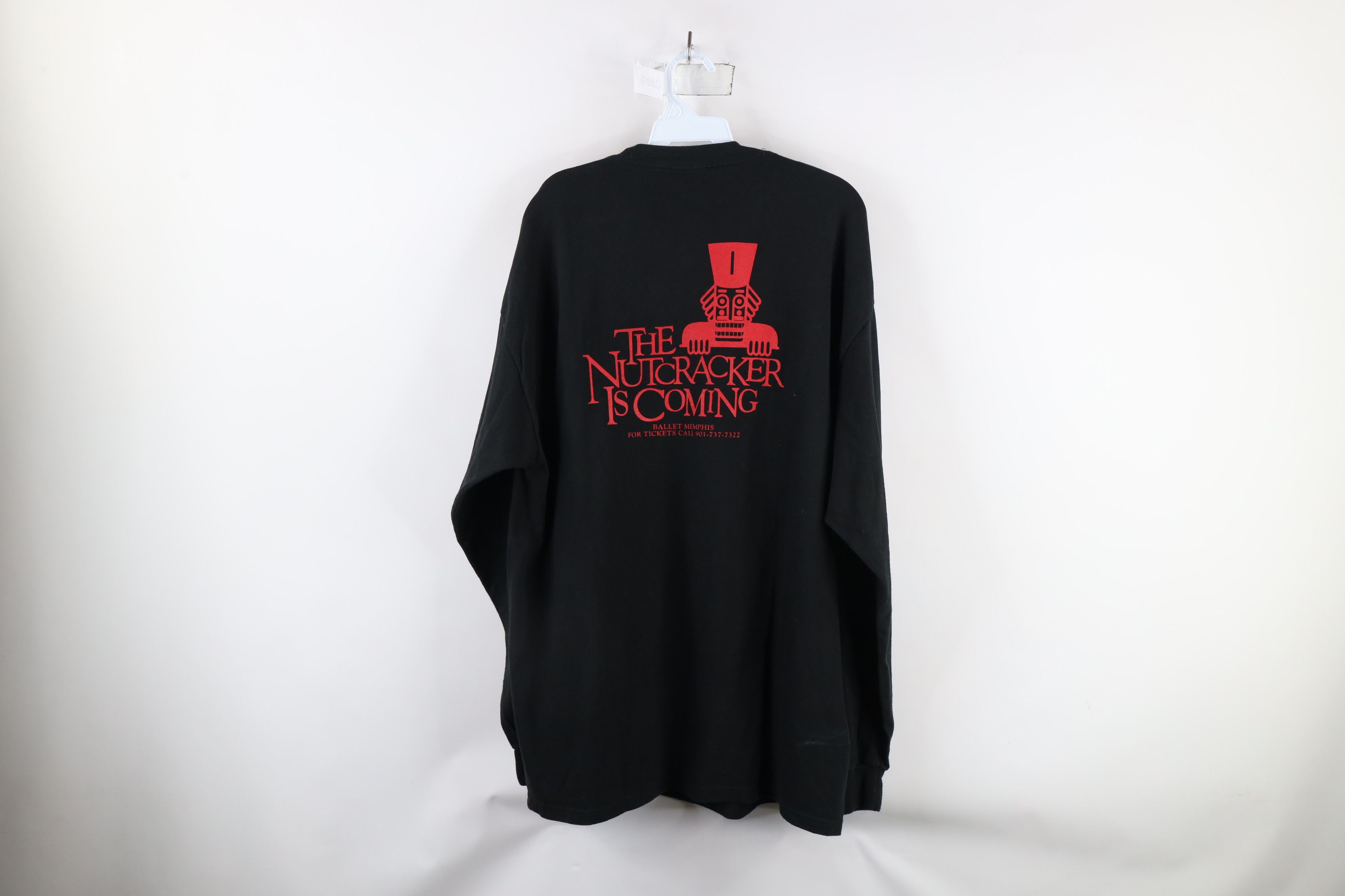 Vintage Vintage 90s Ballet Memphis Nutcracker Long Sleeve T-Shirt Size US XL / EU 56 / 4 - 8 Thumbnail