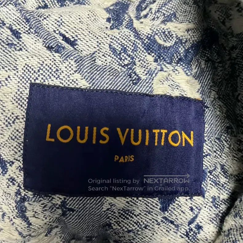 Louis Vuitton Louis Vuitton Blue monogrammed long-sleeved denim jacket Size US M / EU 48-50 / 2 - 2 Thumbnail