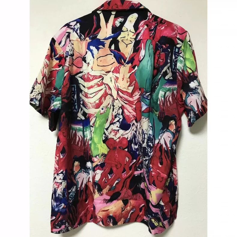 Wacko Maria wacko maria White Tiger Hawaiian short-sleeved shirt 2503-N Size US M / EU 48-50 / 2 - 2 Thumbnail