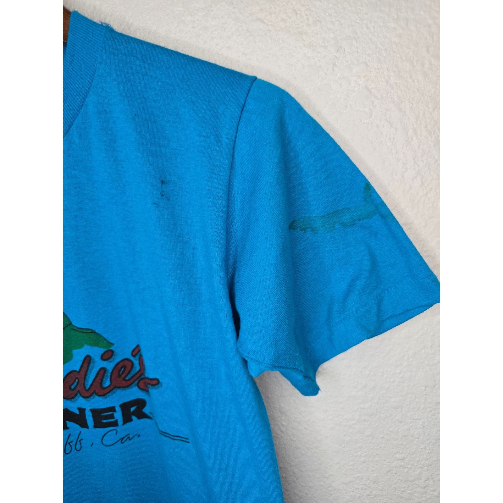 Jerzees × Vintage Vintage Blondie's Diner Shirt Red Bluff S Blue Tee 80s VTG Size US S / EU 44-46 / 1 - 3 Thumbnail