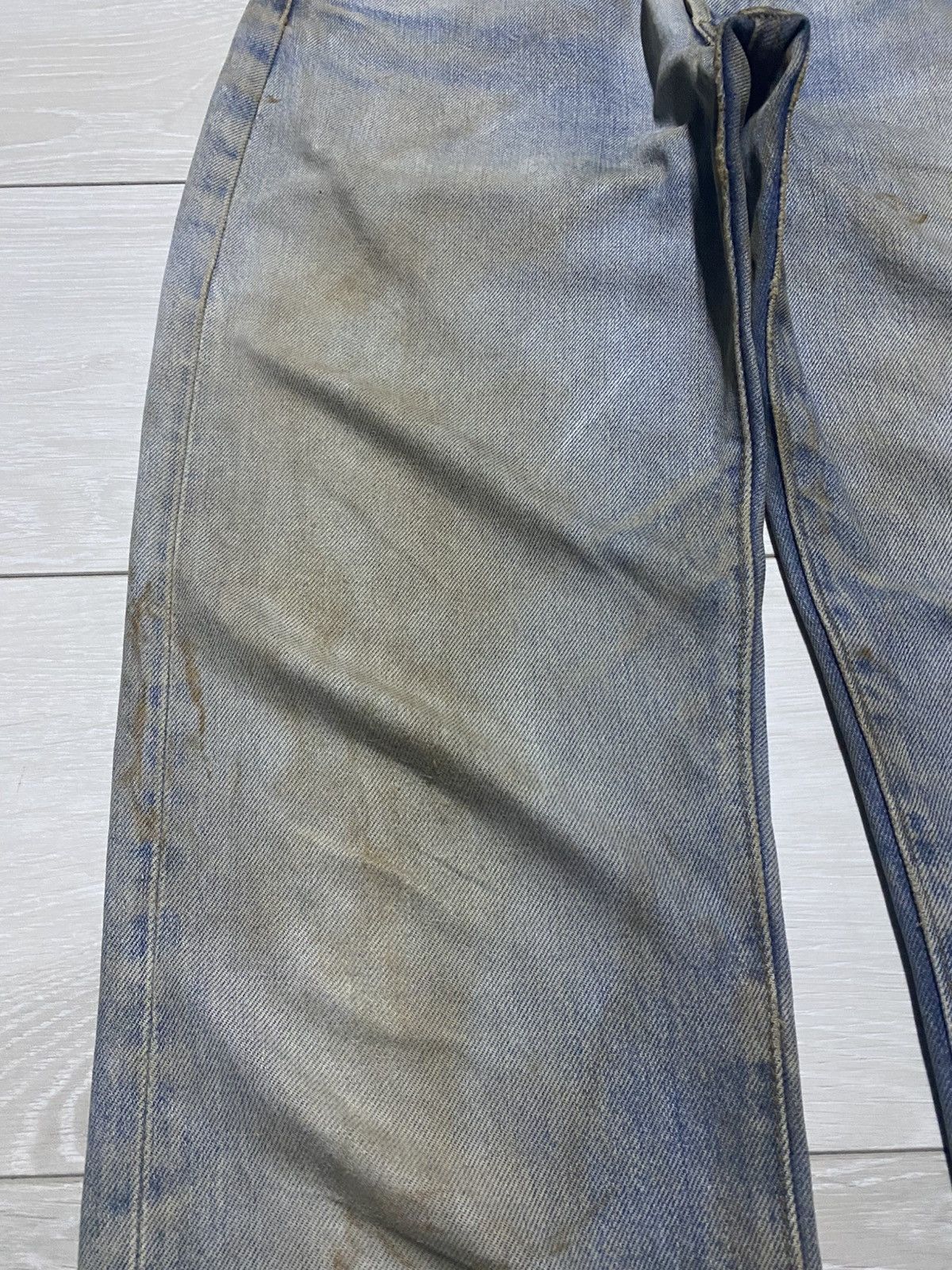 Levi's Levis 501 70s ButtonFly 6 Crazy Mud Wash Rusty Selvedge Size US 28 / EU 44 - 9 Thumbnail