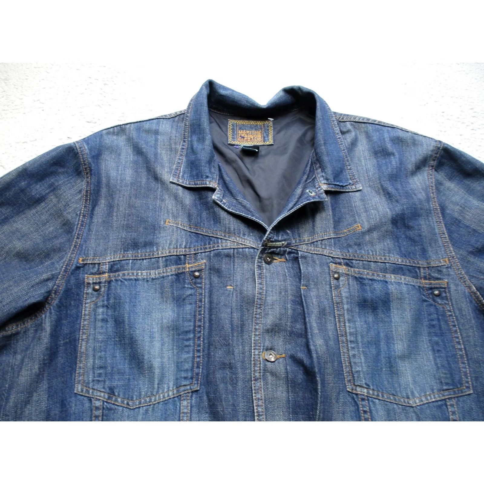 Vintage VINTAGE Marithe Francois Girbaud Jacket Mens 4XL Denim Barn Chore Coat Y2K Size US XXL / EU 58 / 5 - 2 Thumbnail