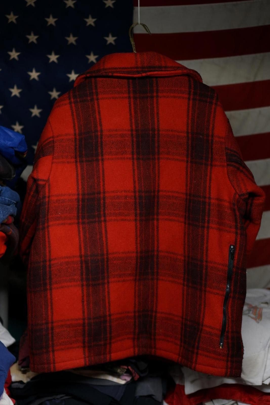 Unknown London Heavyweight Vintage Plaid Zip-Up Jacket Size US L / EU 52-54 / 3 - 2 Thumbnail