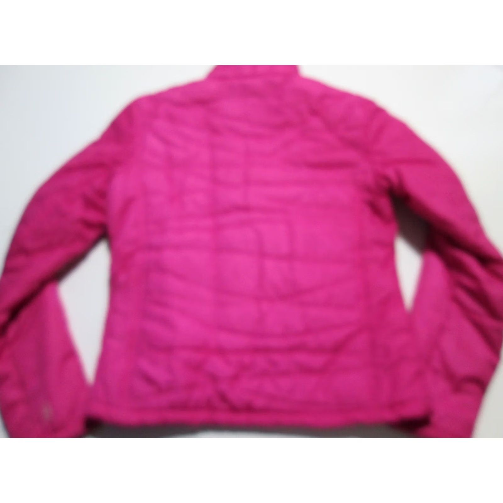 Vintage Lucy Windbreaker Jacket Women's S Fuchsia Zip Pockets Solid Polyester Outerwear Size S / US 4 / IT 40 - 2 Thumbnail