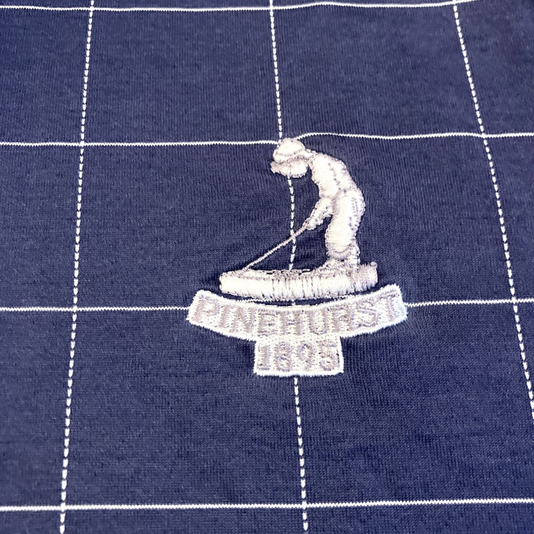 Vintage Fairway & Greene PINEHURST 1895 Embroidered Golf Polo M Medium Blue Men's Polo Size US M / EU 48-50 / 2 - 2 Thumbnail