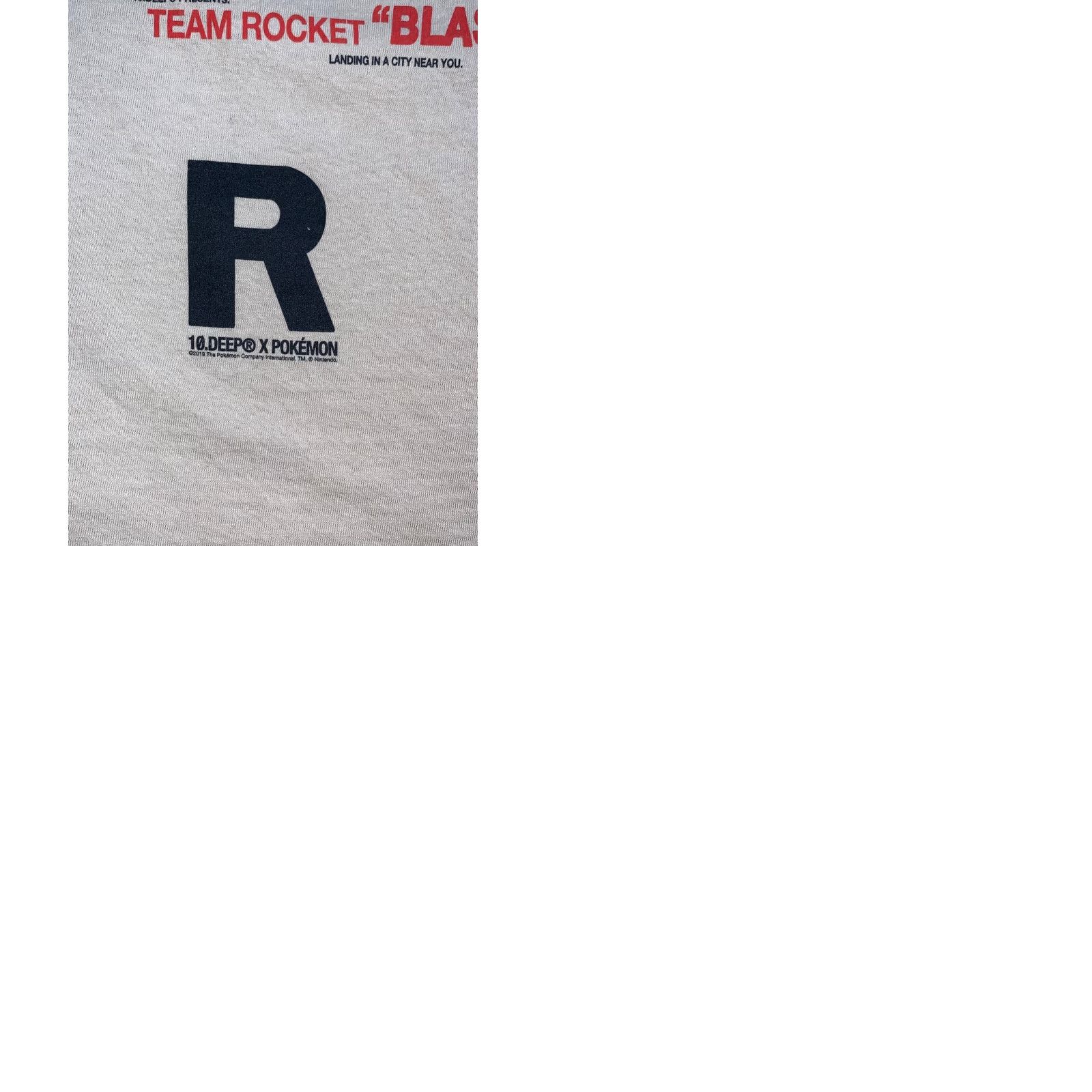 Vintage VINTAGE 10.Deep x Pokemon Team Rocket Blasting Off Tour Shirt Men M Beige 2018 12748 Size US M / EU 48-50 / 2 - 9 Thumbnail