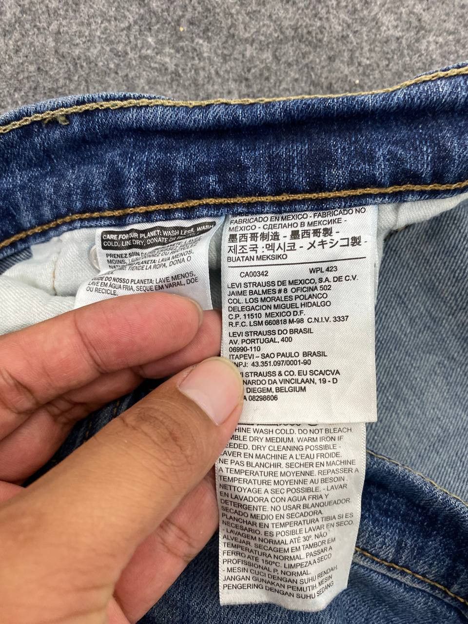 Levi's levis 513 distressed denim nice design Size US 36 / EU 52 - 12 Thumbnail