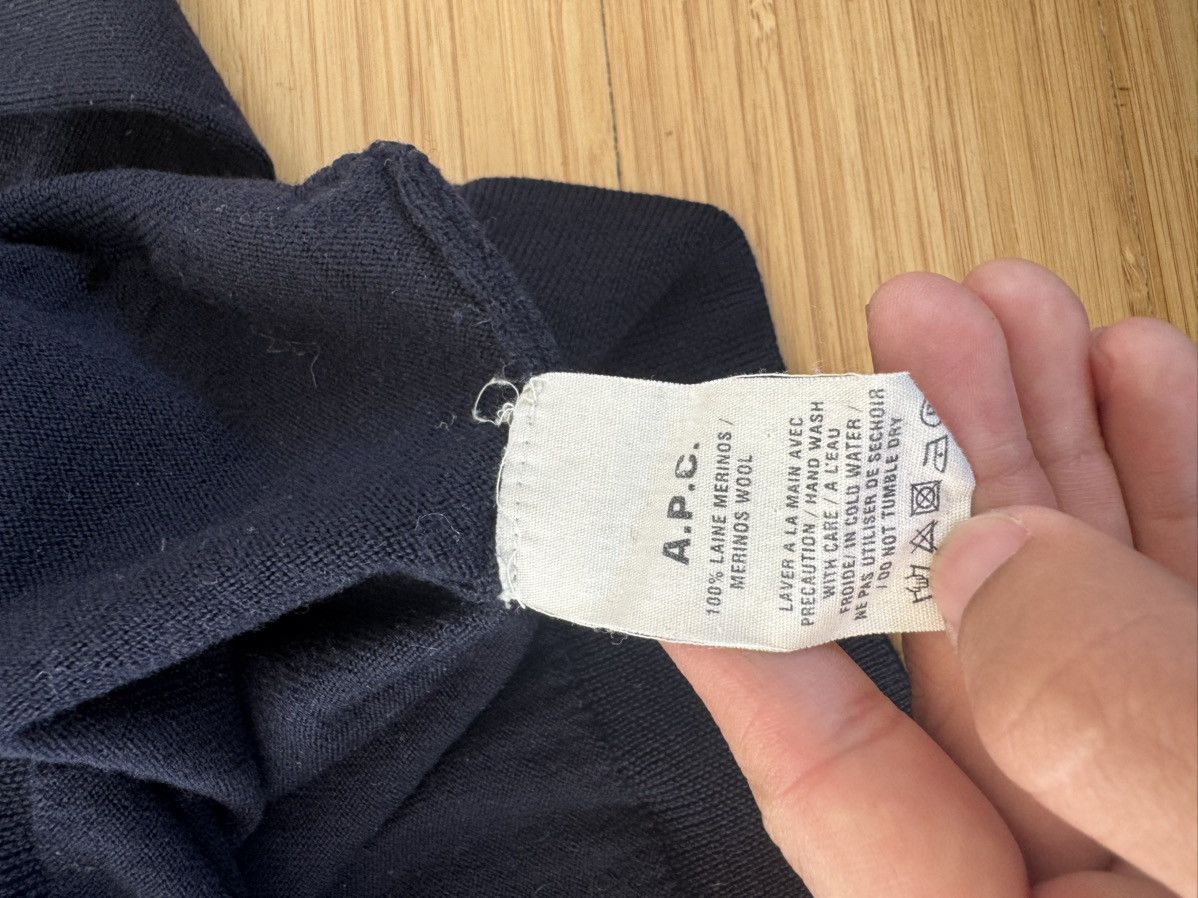 A.P.C. A.P.C Merino Wool Navy Sweater Size US S / EU 44-46 / 1 - 6 Thumbnail