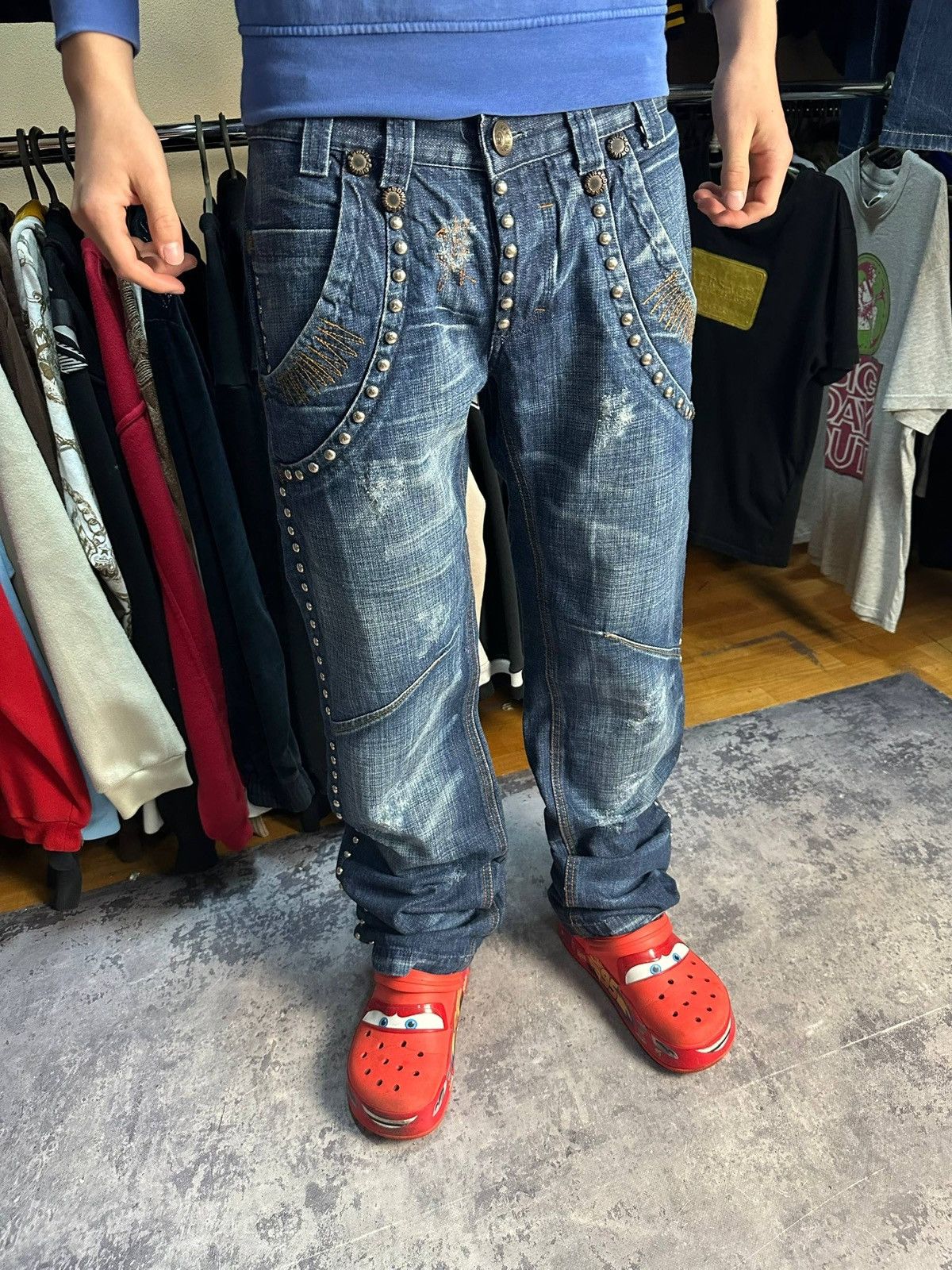 Vintage if six was nine style y2k Japanese Jeans 2000s style