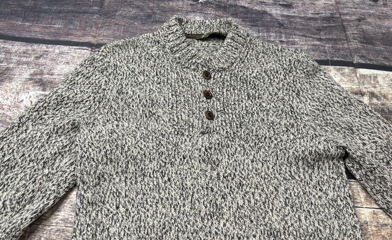 Eddie Bauer VTG Eddie Bauer Lambswool Sweater Men's Small Henley Neck Size US S / EU 44-46 / 1 - 5 Thumbnail