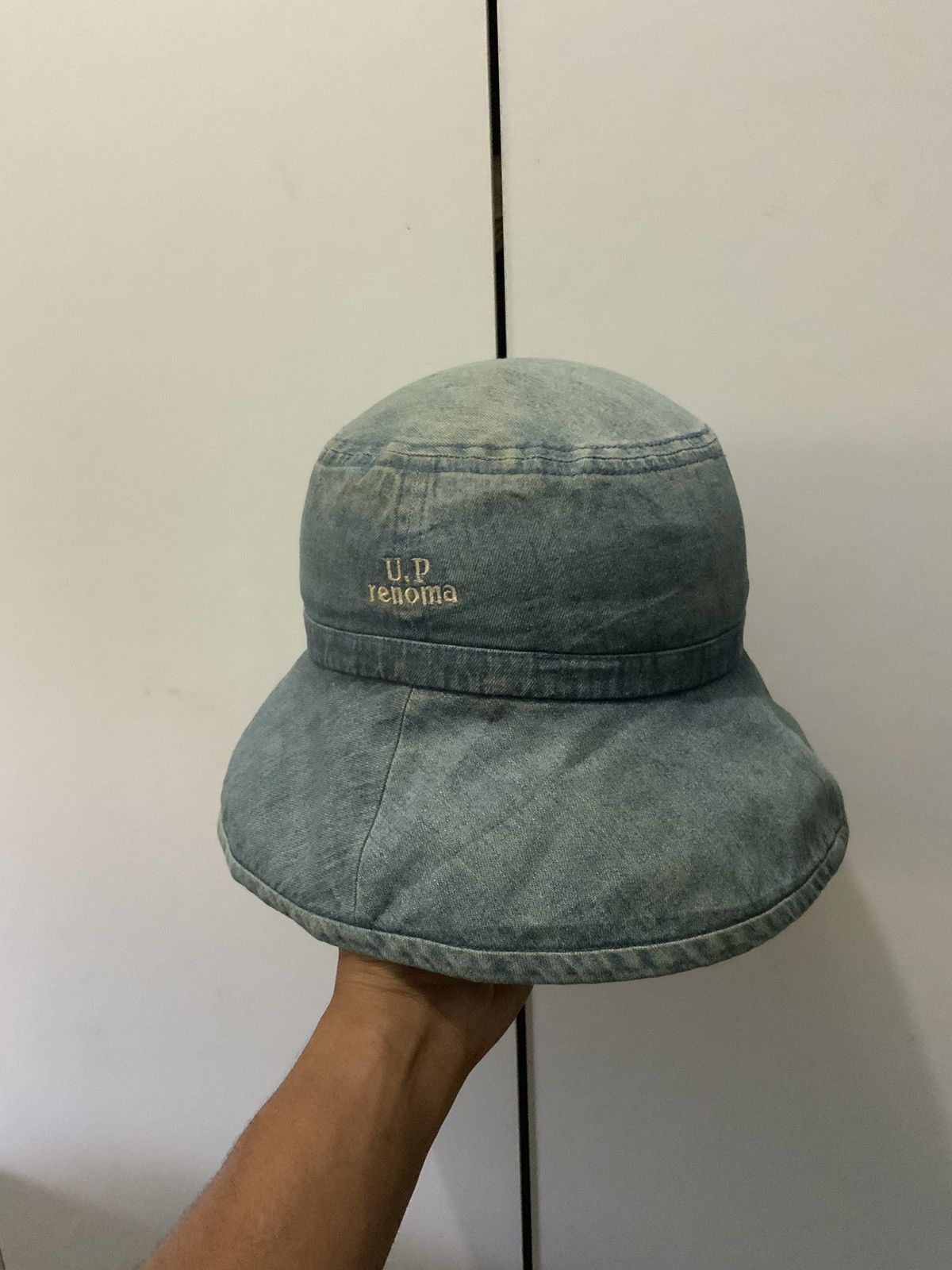 If Six Was Nine UP Renoma Fade Rusty Denim Bucket Hat Size ONE SIZE - 1 Thumbnail