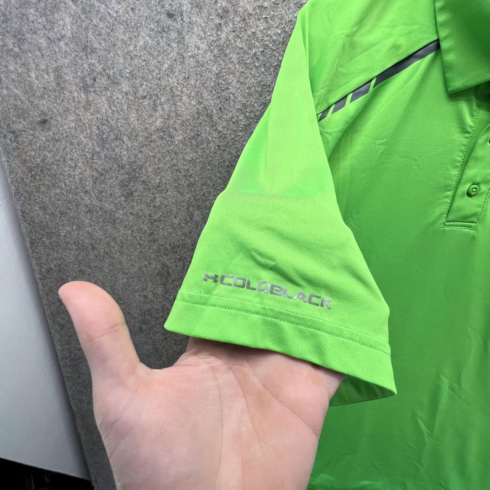 Under Armour Under Armour HeatGear Polo Shirt Mens 2XL Green Solid Golf Performance Short Sleeve Relaxed Fit Shirt Mens 2XL Green HeatGear Polo Size US XXL / EU 58 / 5 - 6 Thumbnail