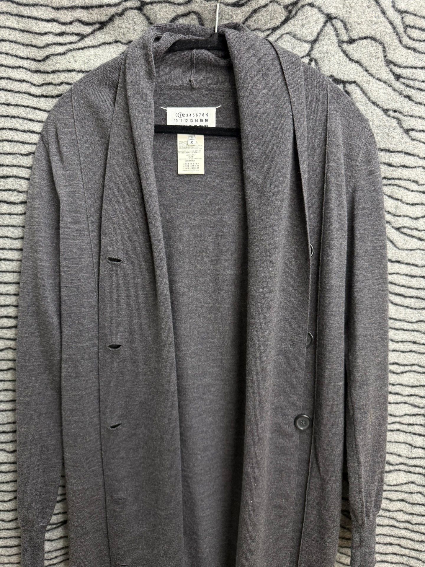 Maison Margiela Maison Margiela 11AW Double-Layer Wool Cardigan Size US S / EU 44-46 / 1 - 2 Thumbnail