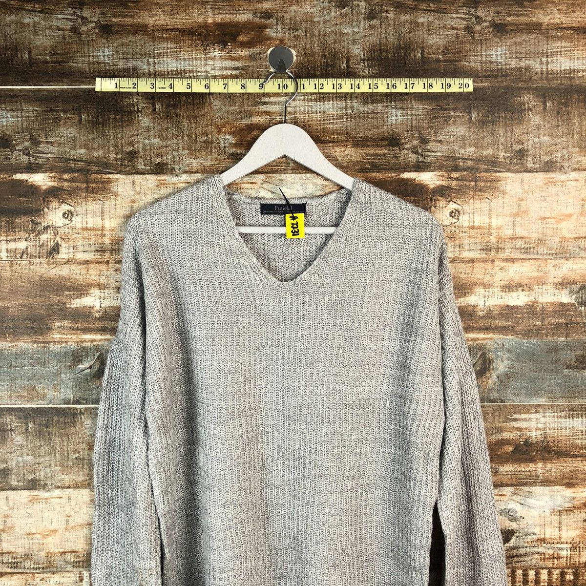 Homespun Knitwear × Japanese Brand Putietal Grey vintage Knitwear #A2231 Size US M / EU 48-50 / 2 - 2 Thumbnail