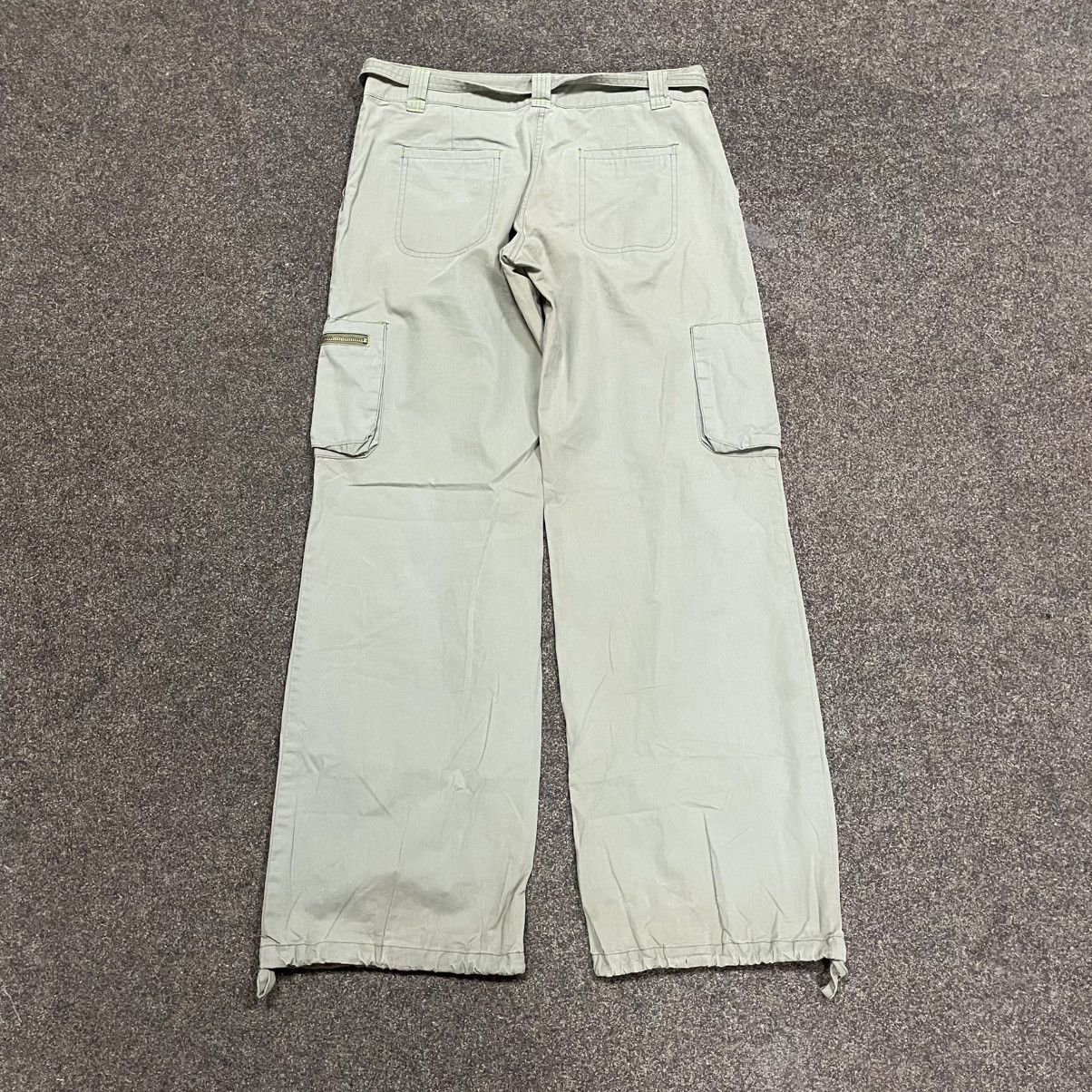 Vintage Vintage Y2K Baggy Cargo Pants Distressed Parachute Skater 32 Size 32" / US 10 / IT 46 - 3 Thumbnail