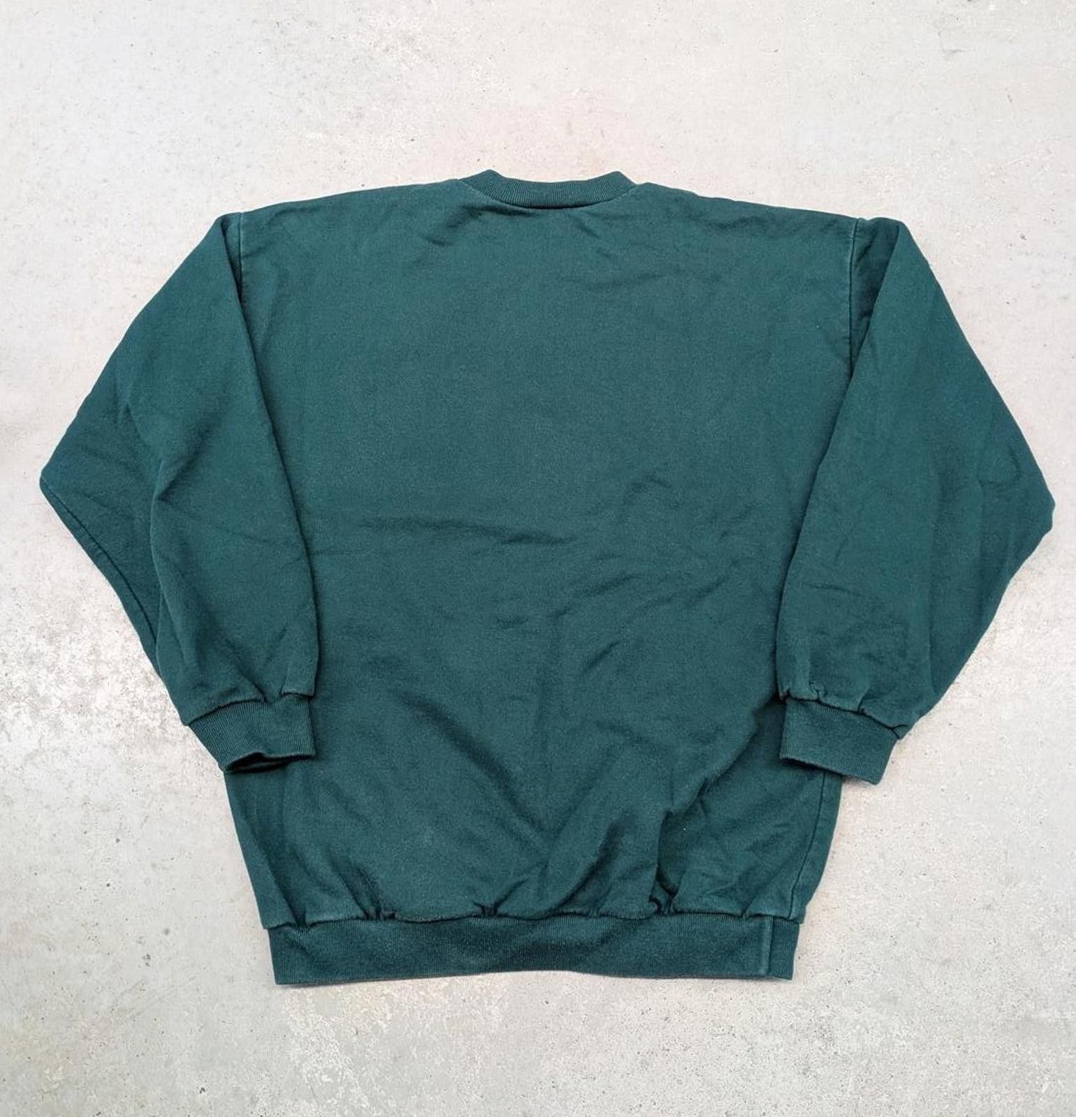 Vintage Vintage 80s University of Paris Sorbonne Green Sweater Size US L / EU 52-54 / 3 - 4 Thumbnail