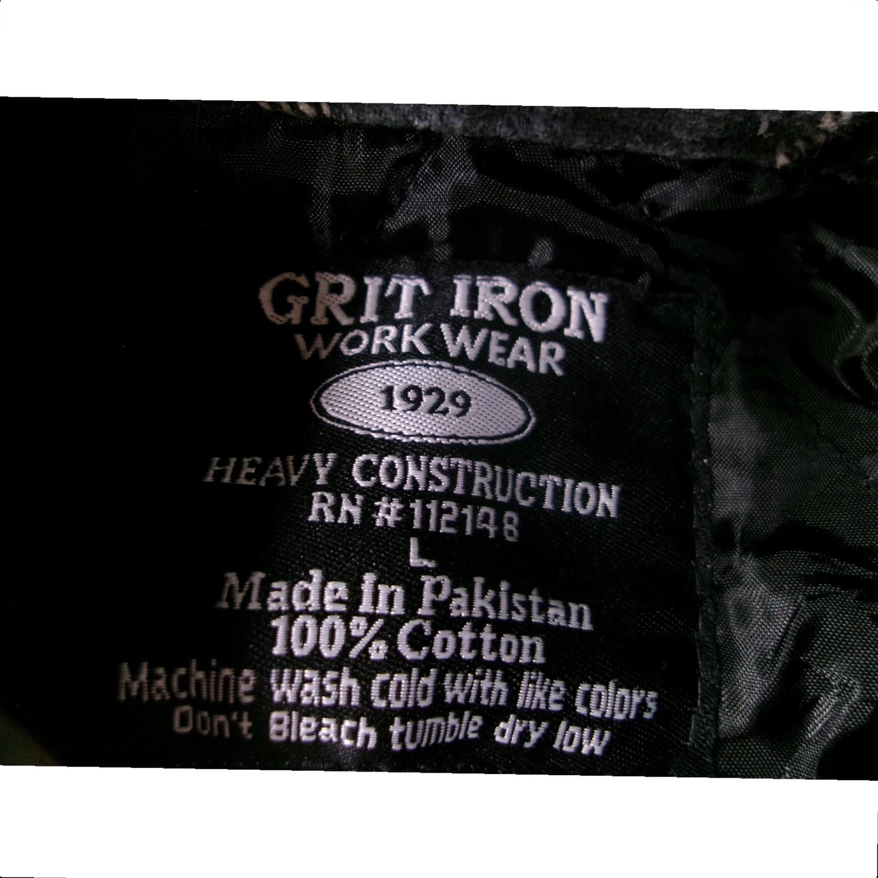 Vintage Grit Iron Men Shirt XL Flannel Plaid Shacket Workwear Casual Fall Winter Cotton Insulated Quilted Size US L / EU 52-54 / 3 - 6 Thumbnail