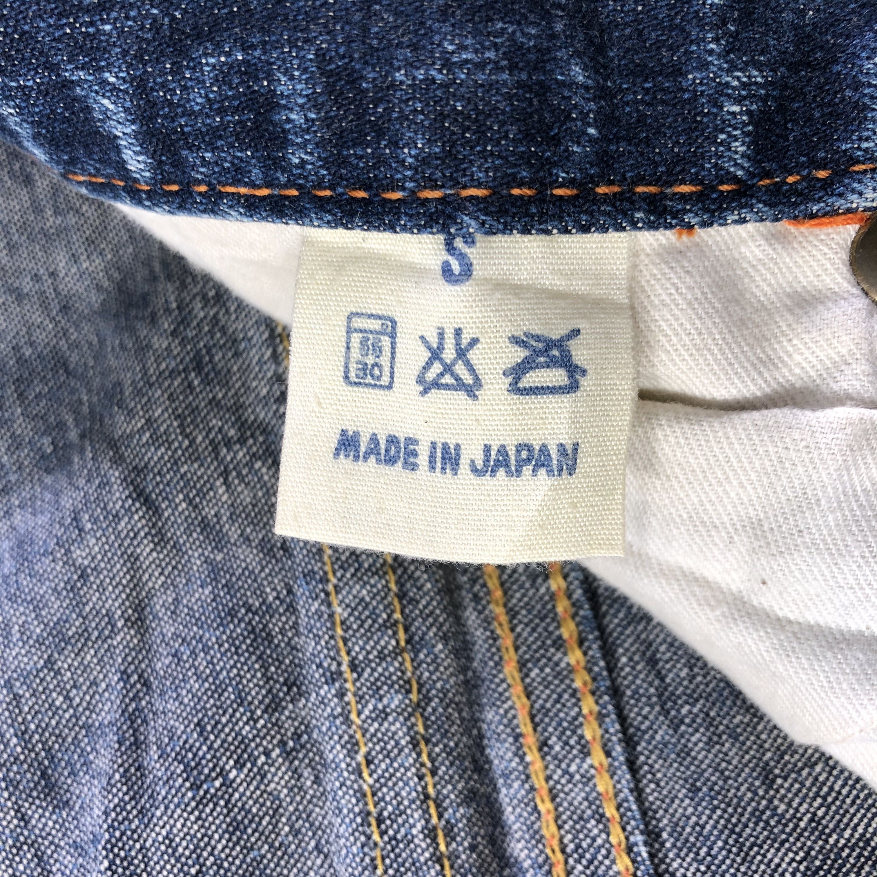 Indigo Japanese Indigo Jeans Faded Blue Denim KJ3079 Size US 30 / EU 46 - 9 Thumbnail