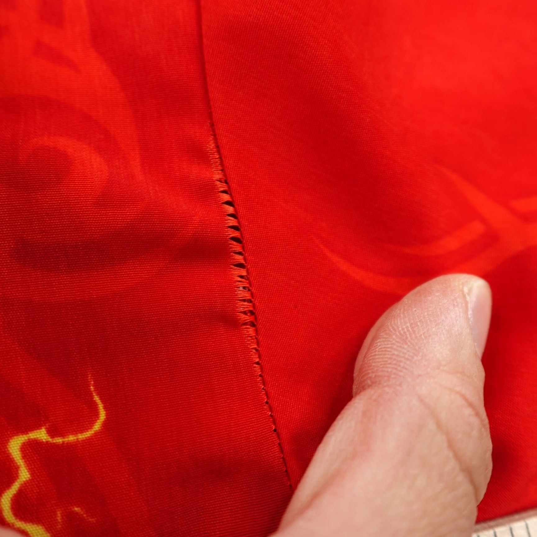 Vintage VINTAGE C-Two Shirt Mens XL Red Dragon Flames Button Up Wrap Around AOP Y2K Camp Size US XL / EU 56 / 4 - 7 Thumbnail
