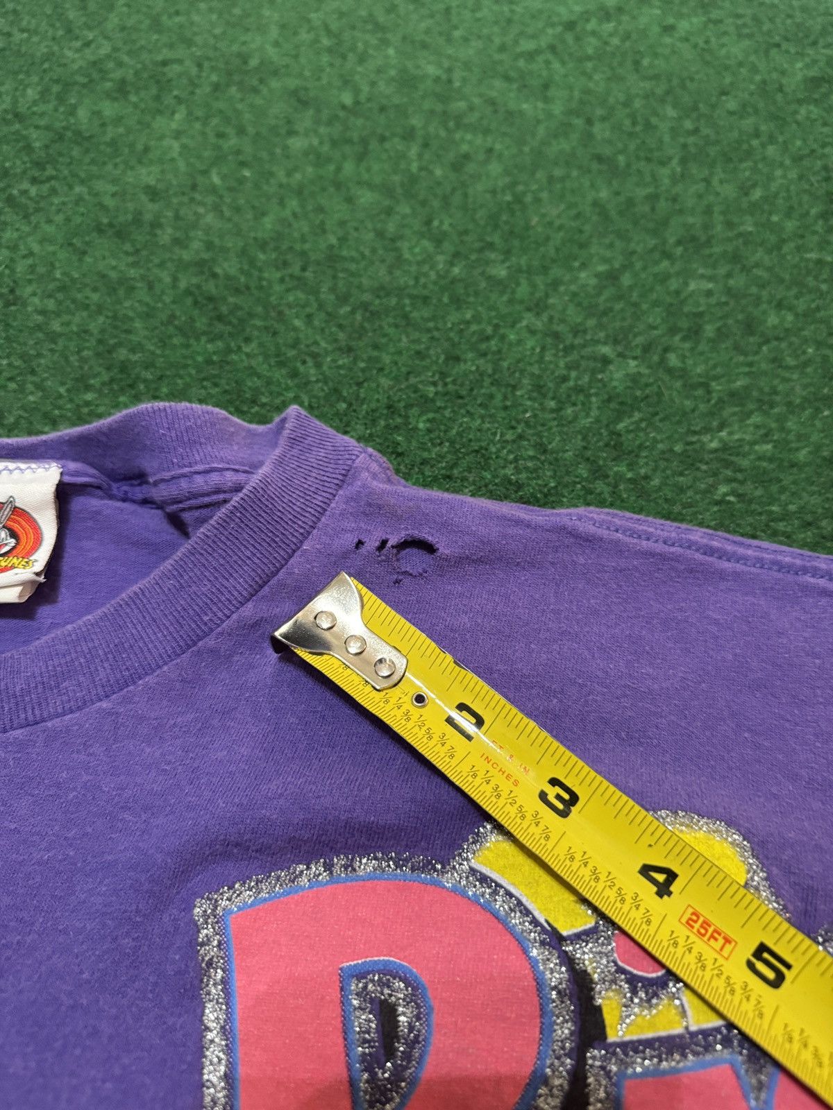 Vintage × Warner Bros Vtg 90s Looney Tunes Back Off Tweety Bird Aop T Shirt Size US XL / EU 56 / 4 - 8 Thumbnail