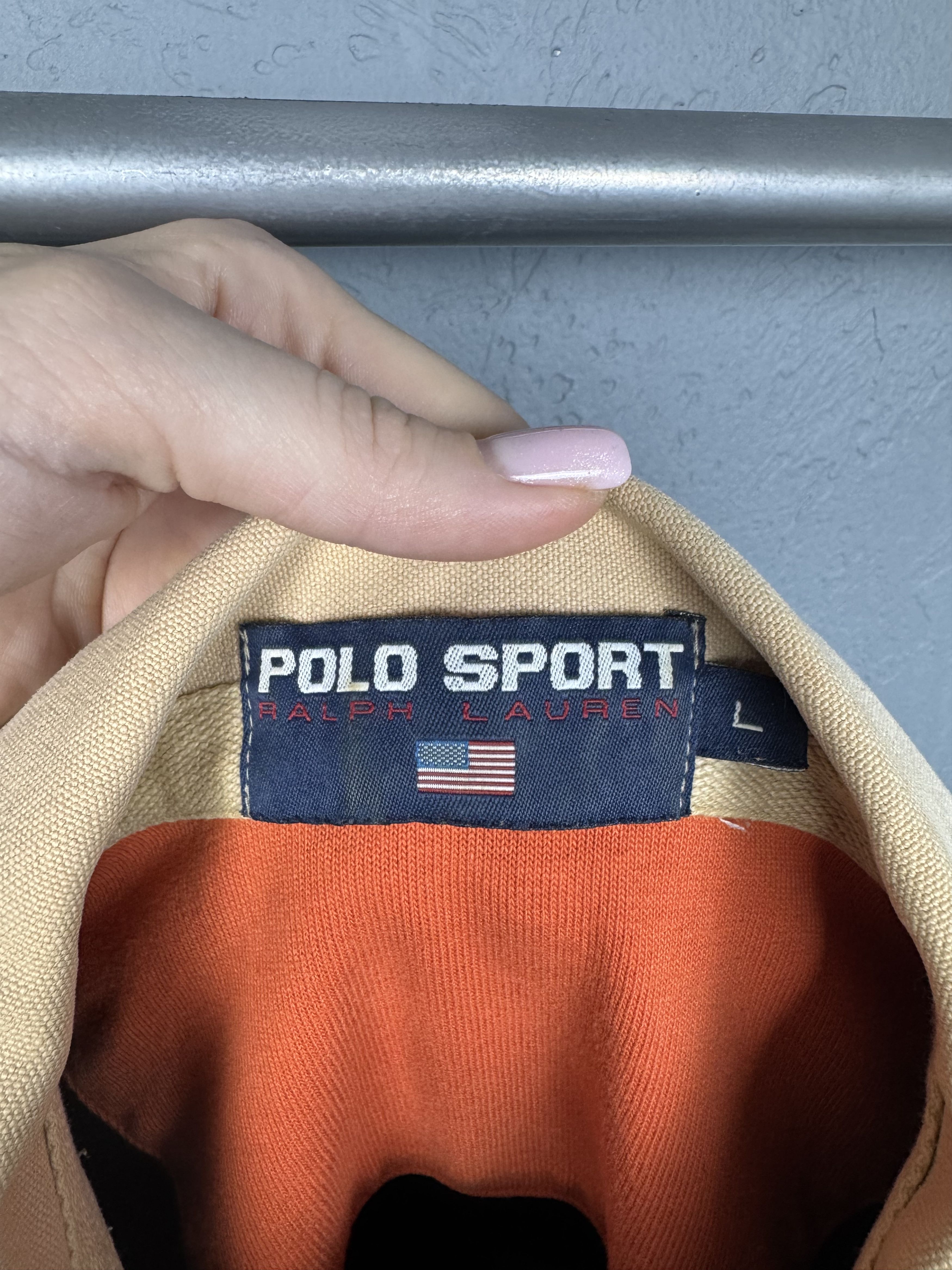Polo Ralph Lauren Polo Sport Ralph Lauren 90s Vintage Mens 1\4 Zip Sweatshirt Size US L / EU 52-54 / 3 - 8 Thumbnail