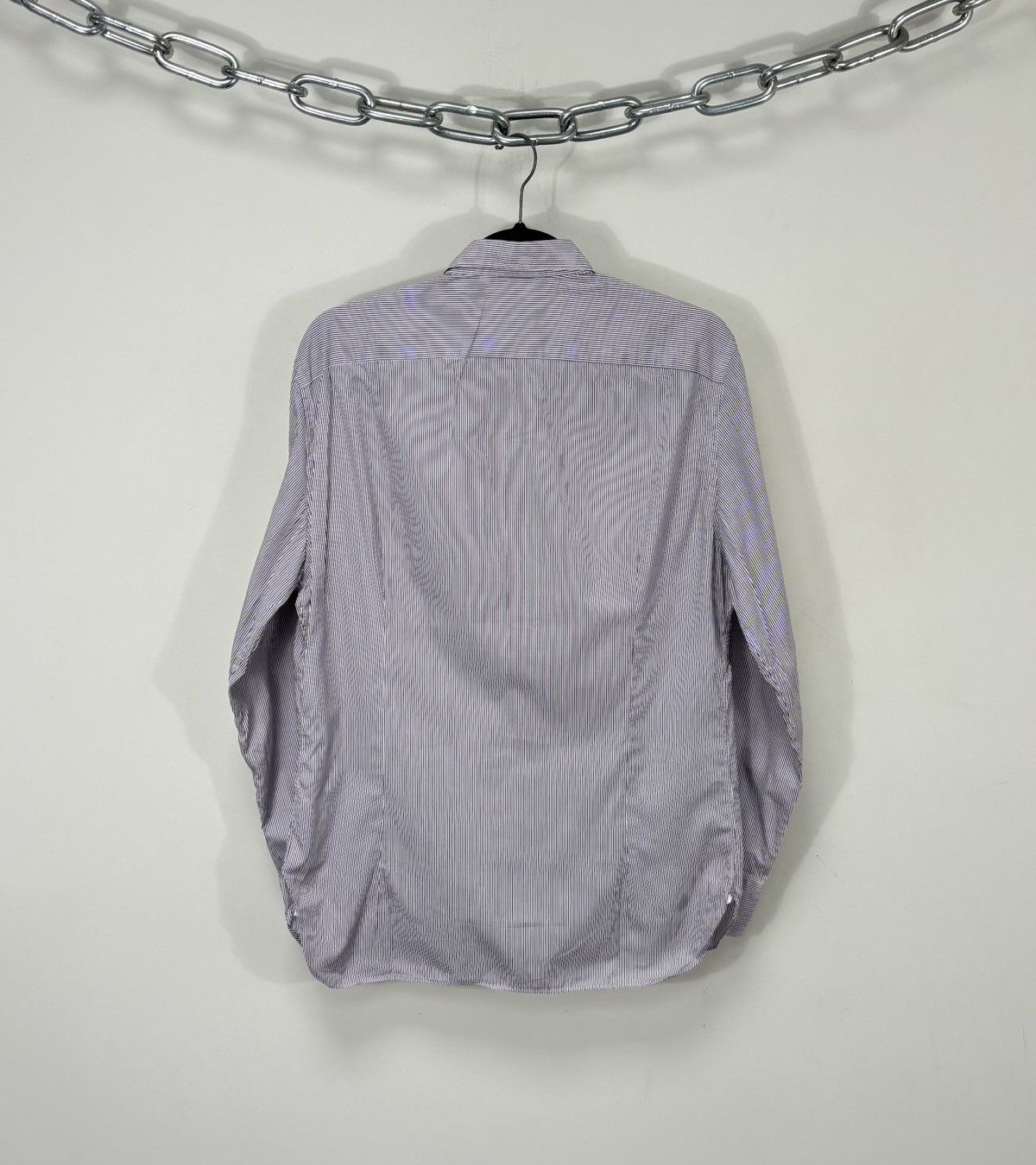 Ermenegildo Zegna Ermenegildo Zegna Men’s Striped Contemporary Button Up Shirt Size US M / EU 48-50 / 2 - 11 Thumbnail
