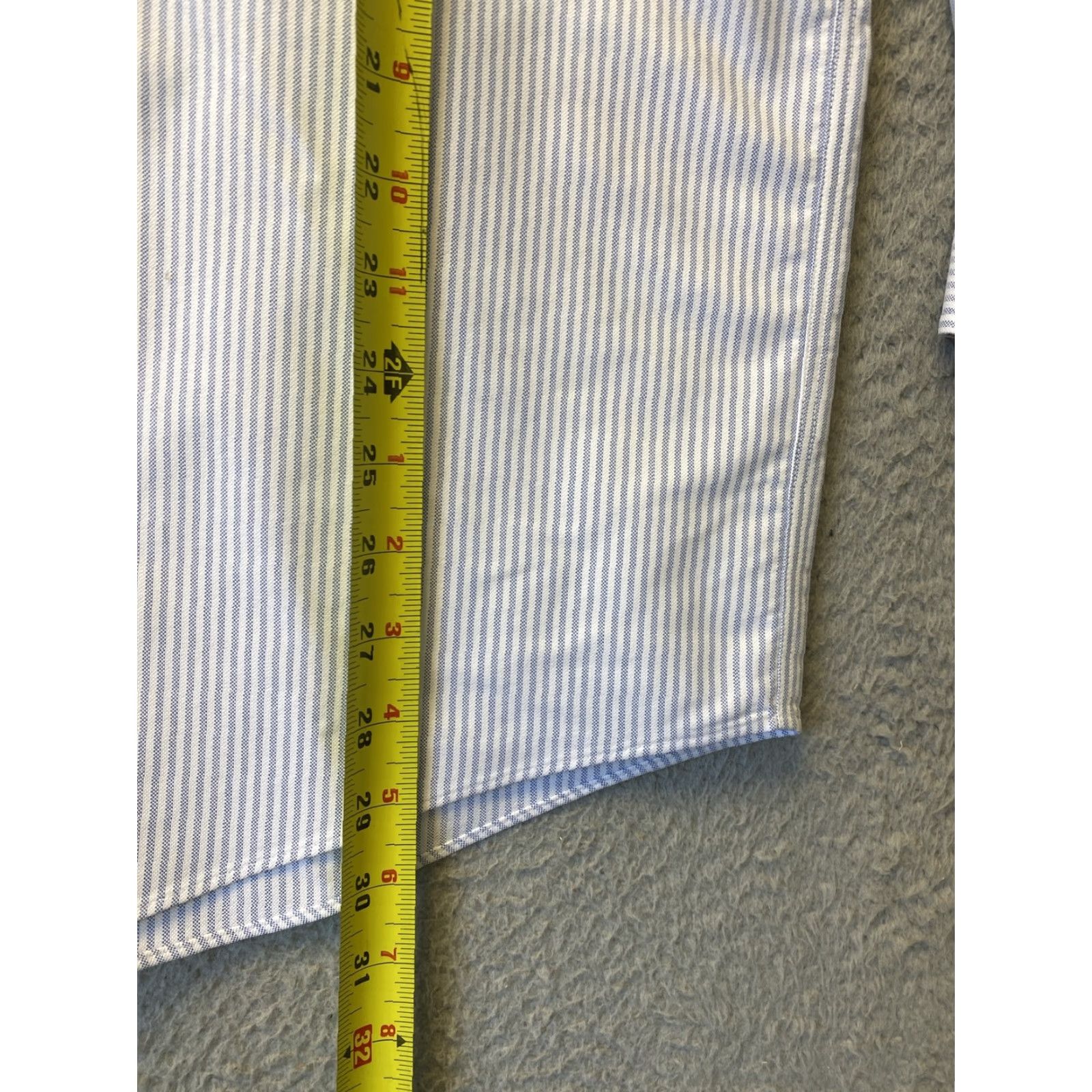 Vintage Vintage LL Bean Shirt Adult 16 33 Blue Stripes Button Down 82-80 / 16 Button-Up Collared USA Classic Button Down Long Sleeve Size US L / EU 52-54 / 3 - 6 Thumbnail