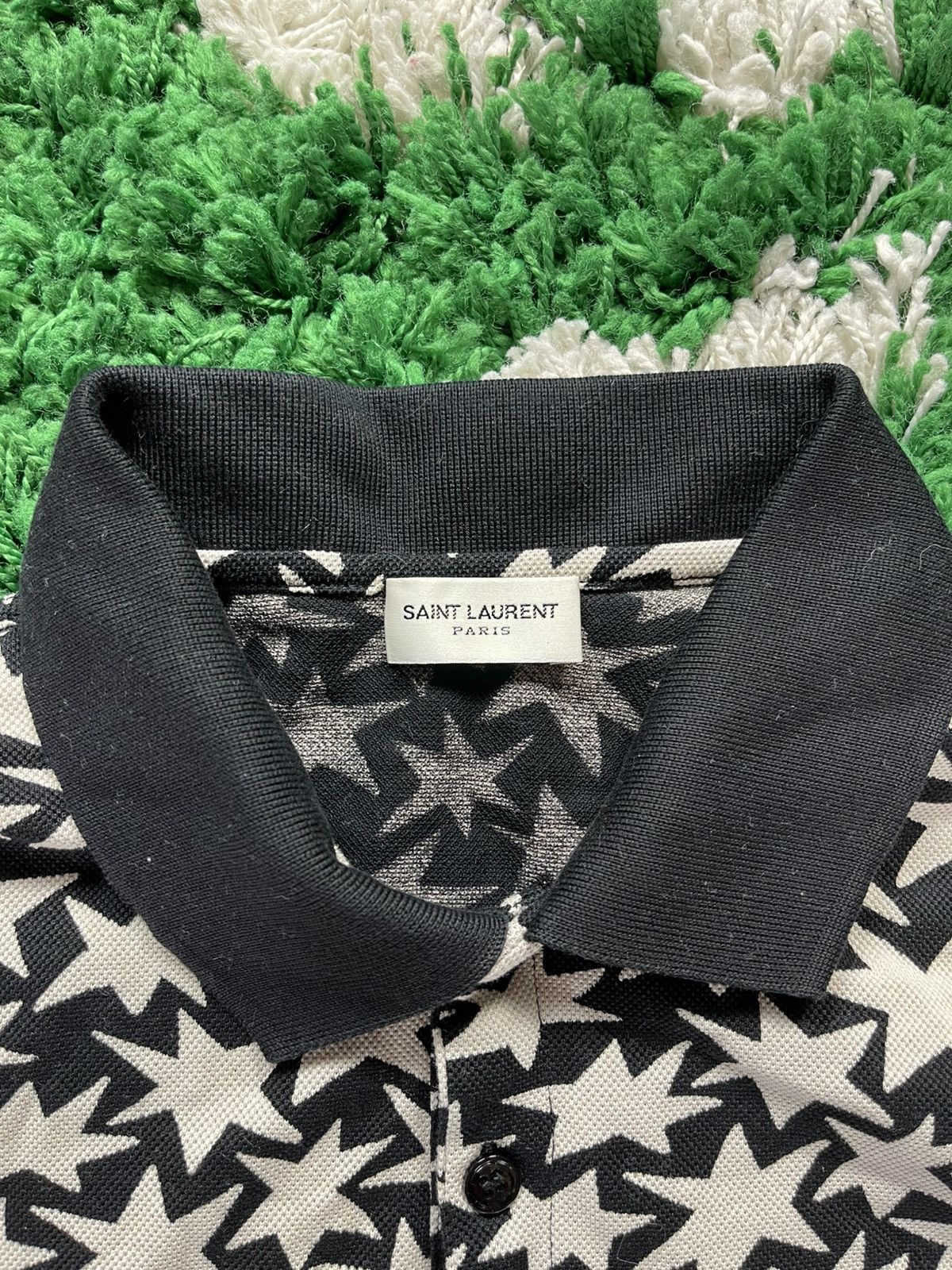 Saint Laurent Paris Saint Laurent Stars Button-Up Size US M / EU 48-50 / 2 - 2 Thumbnail