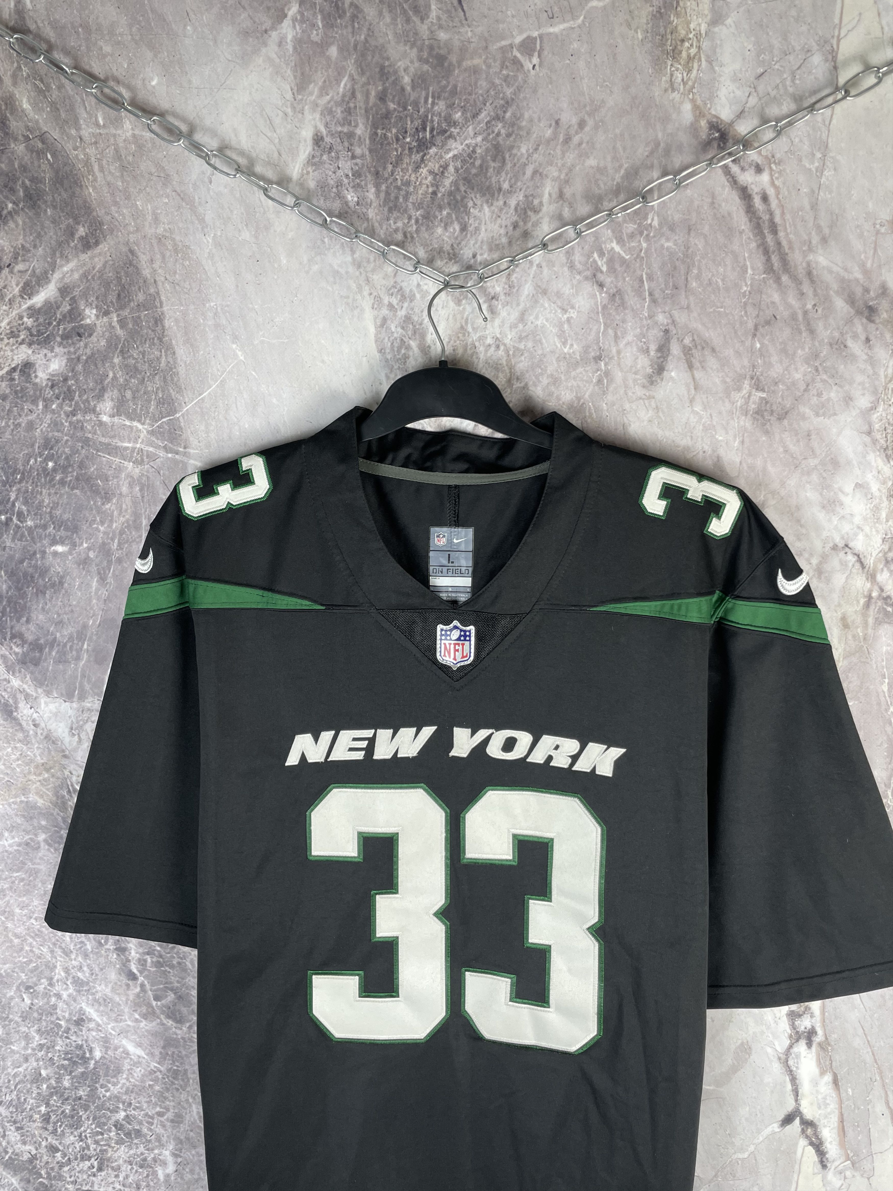 Nike Adams #33 New York Jets Color Rush Nike Jersey Black Size US L / EU 52-54 / 3 - 3 Thumbnail