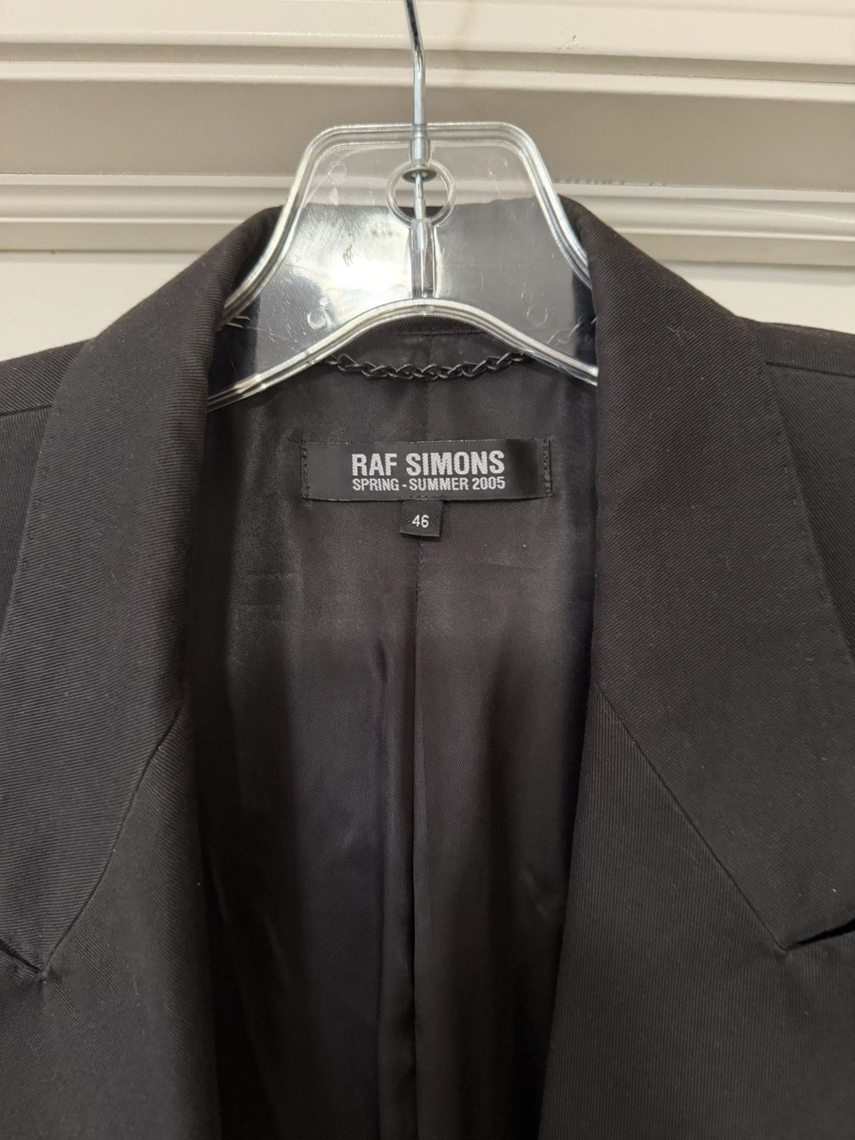 Raf Simons Double Breasted Blazer / SS05 - History of the World Size 46R - 3 Thumbnail