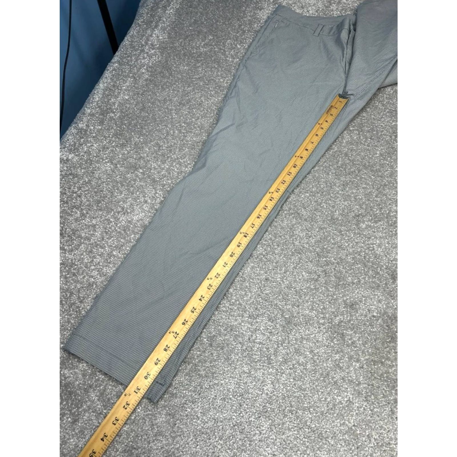 Tommy Bahama Tommy Bahama Performance Chino Pants Mens 36x32 Gray Check Straight Leg Size US 36 / EU 52 - 5 Thumbnail