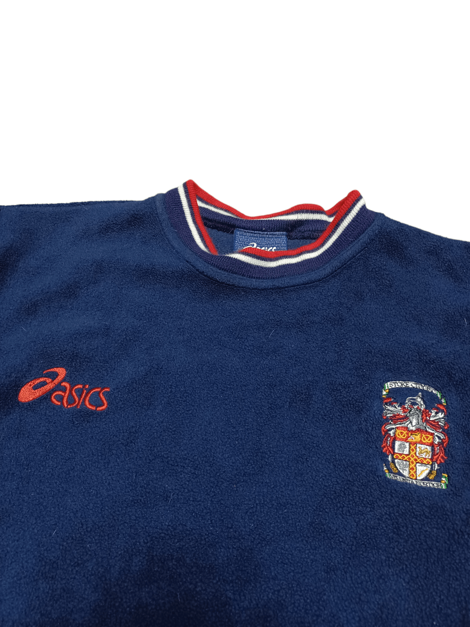 Asics × Vintage VINTAGE STOKE CITY ASICS 90S FLEECE SWEATSHIRT Size US M / EU 48-50 / 2 - 3 Thumbnail
