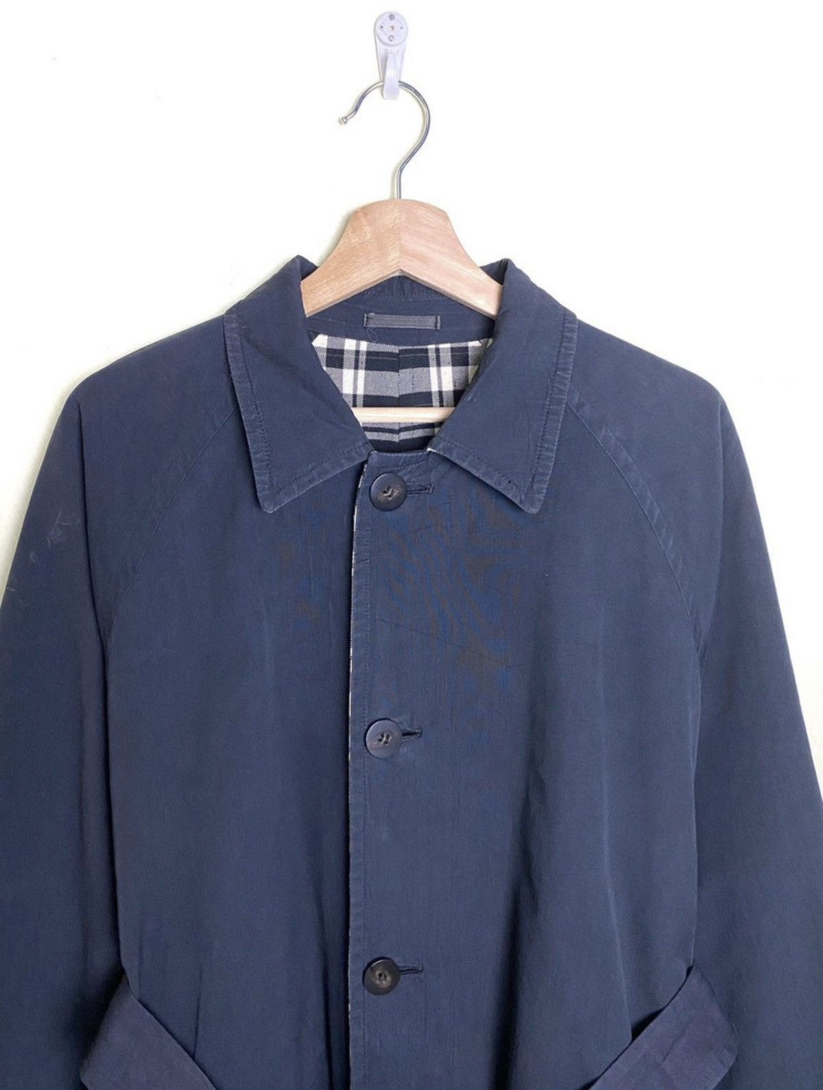 Comme des Garcons Vintage Comme Des Garcons Checkered Reversible Long Jacket Size US XL / EU 56 / 4 - 3 Thumbnail
