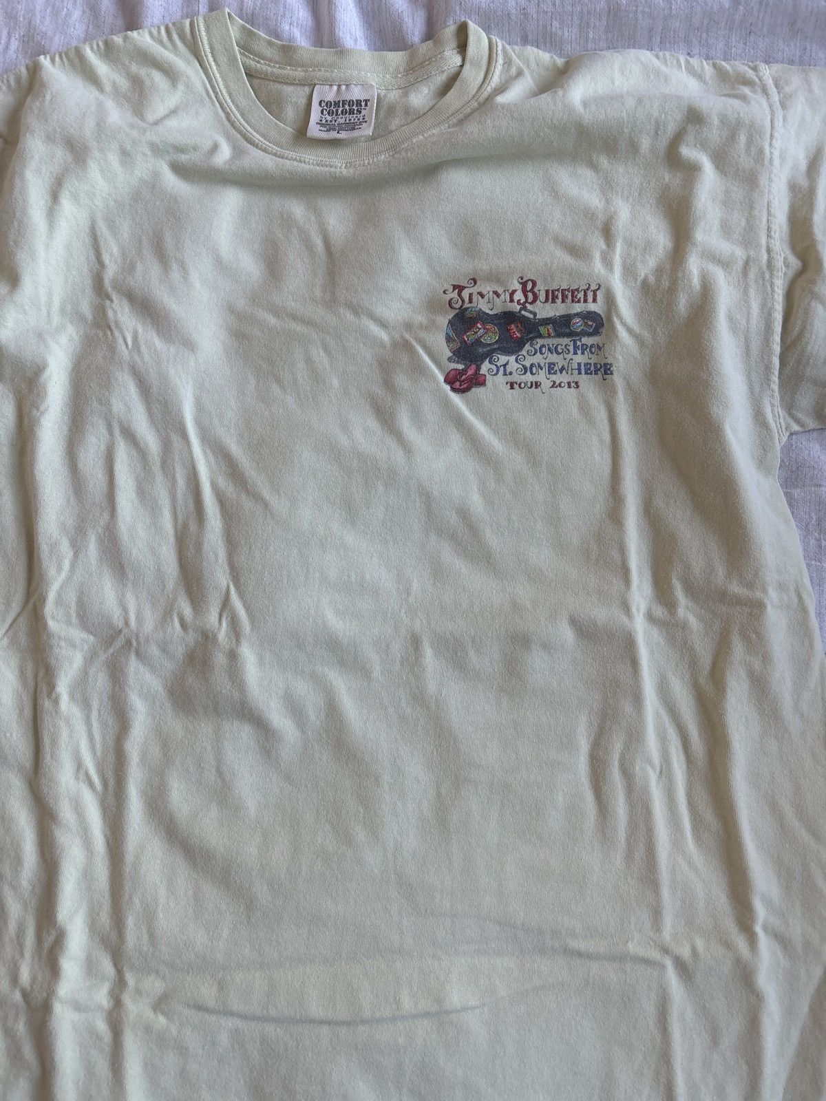 Comfort Colors Jimmy Buffett Songs from St. Somewhere Tour tee 2013 Size US L / EU 52-54 / 3 - 2 Thumbnail