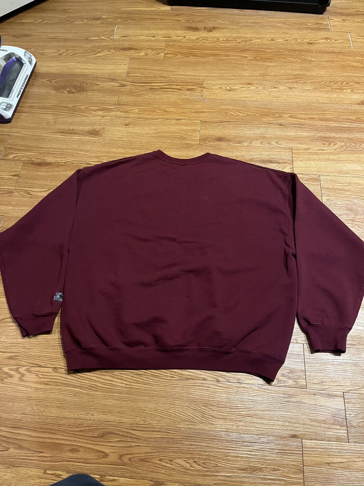 Starter vintage 90’s baggy and boxy maroon red starter crewneck Size US M / EU 48-50 / 2 - 2 Thumbnail
