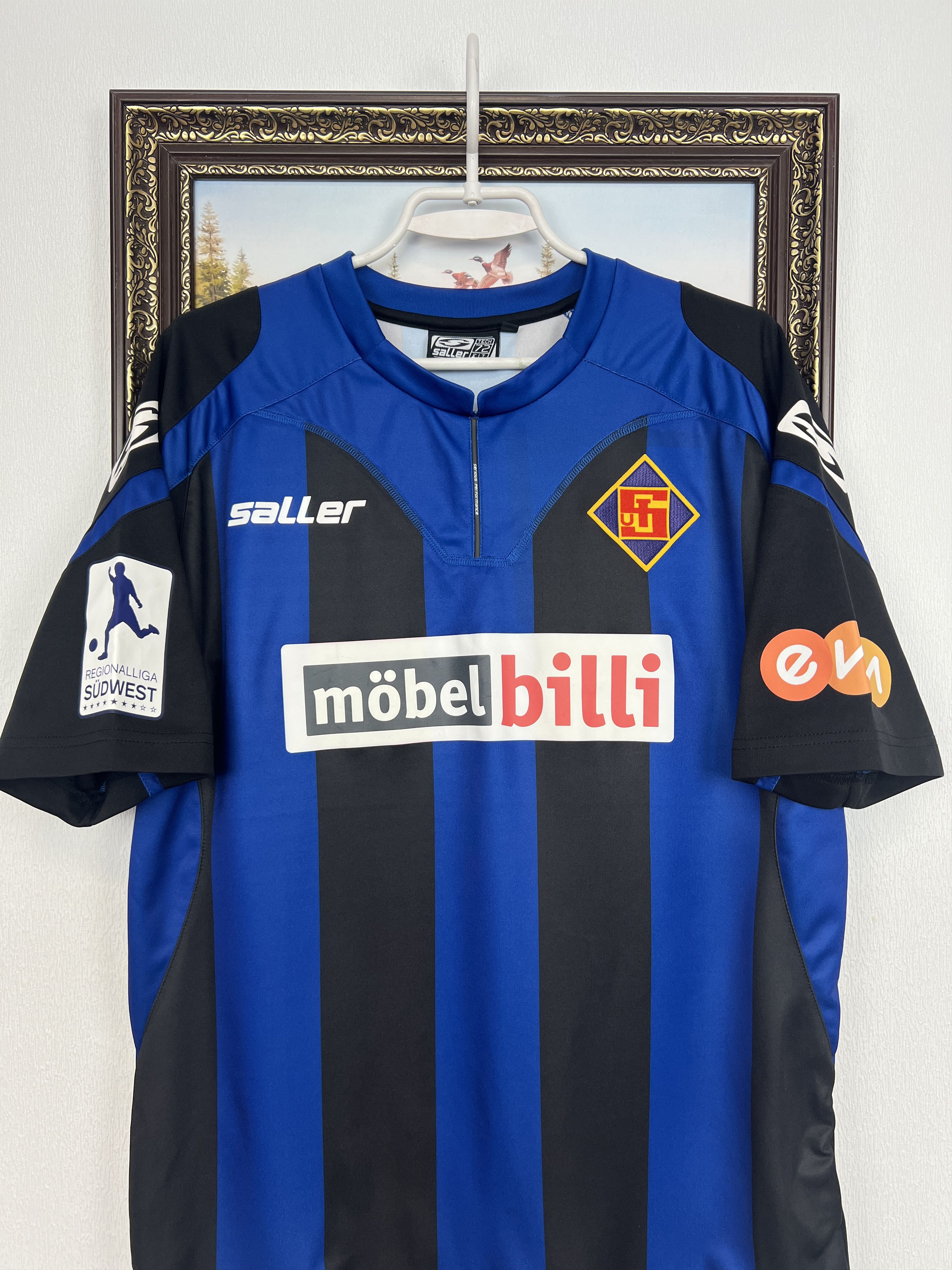 Vintage TuS Koblenz Football Shirt Lahn Soccer Match Worn Tee Size US M / EU 48-50 / 2 - 2 Thumbnail