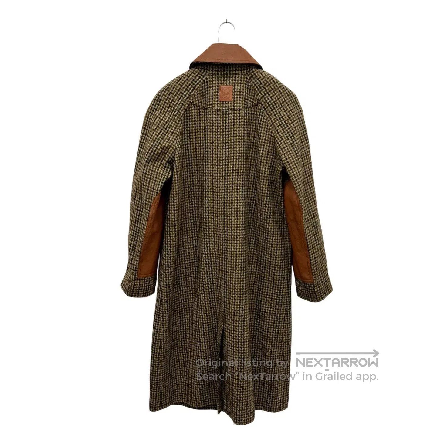 Loewe Loewe Houndstooth Colorblock Wool Coat. Size XXS / US 00 / IT 34 - 2 Thumbnail