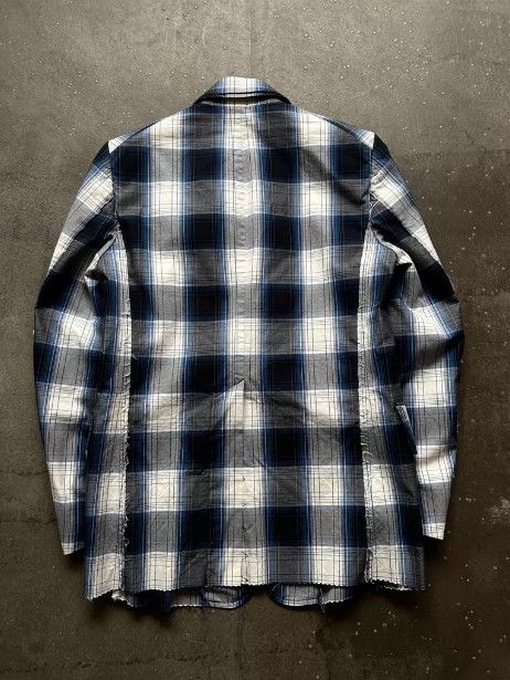 Takahiromiyashita The Soloist. TAKAHIROMIYASHITA TheSoloist. Plaid Tailored Blazer Size 40L - 2 Thumbnail