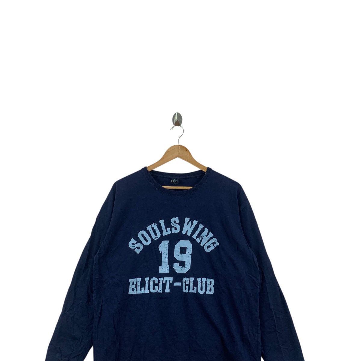 Vintage Vintage SOULS WINGS ELICIT CLUB 19 Tee Shirt Top Size 3XL / US 20-22 - 2 Thumbnail