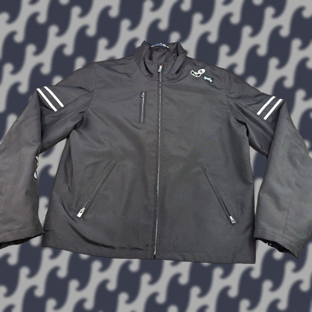 Vintage DUCATI Mens Motorcycle Jacket Size M Black Full Zip Jacket Mens Size US M / EU 48-50 / 2 - 1 Thumbnail