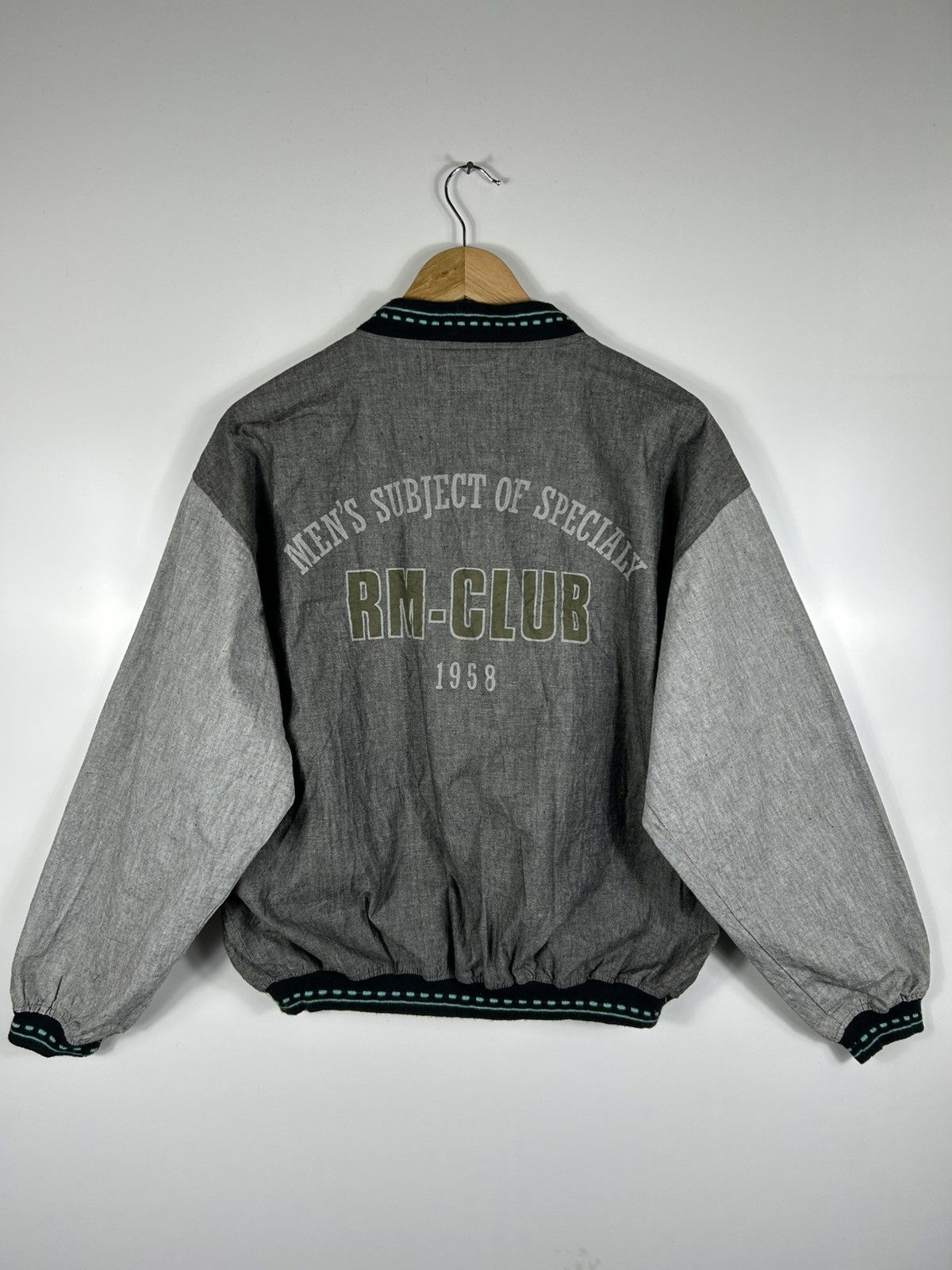 Japanese Brand × Vintage ⚡️Vintage Mr.Rois Button Bomber Jacket Size US M / EU 48-50 / 2 - 12 Thumbnail