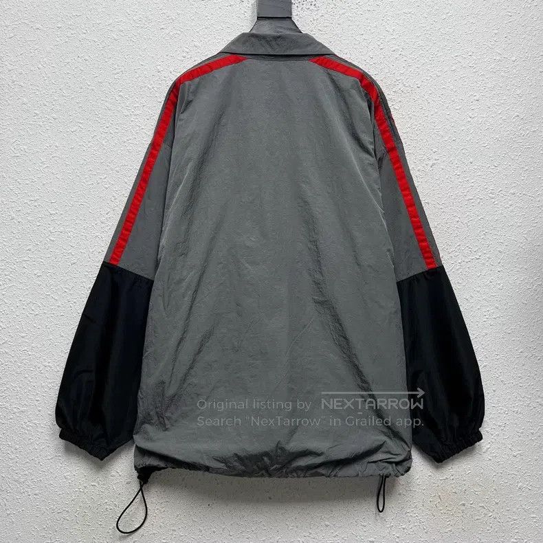 Balenciaga Balenciaga Three-Color Patchwork Large Logo Nylon Windbrea Size US S / EU 44-46 / 1 - 2 Thumbnail
