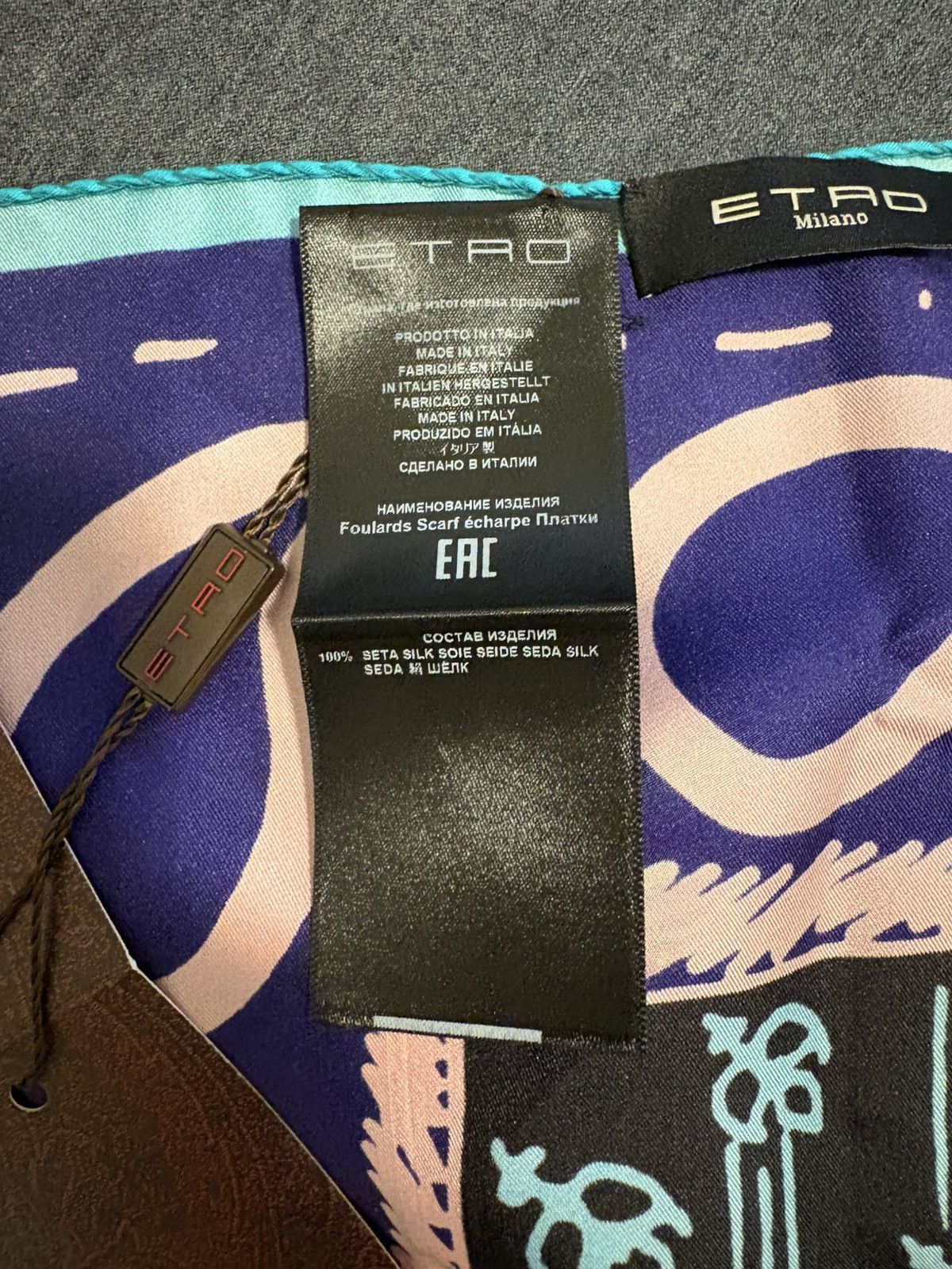 Etro Etro Silk “Love Paisley” Scarf Size ONE SIZE - 3 Thumbnail