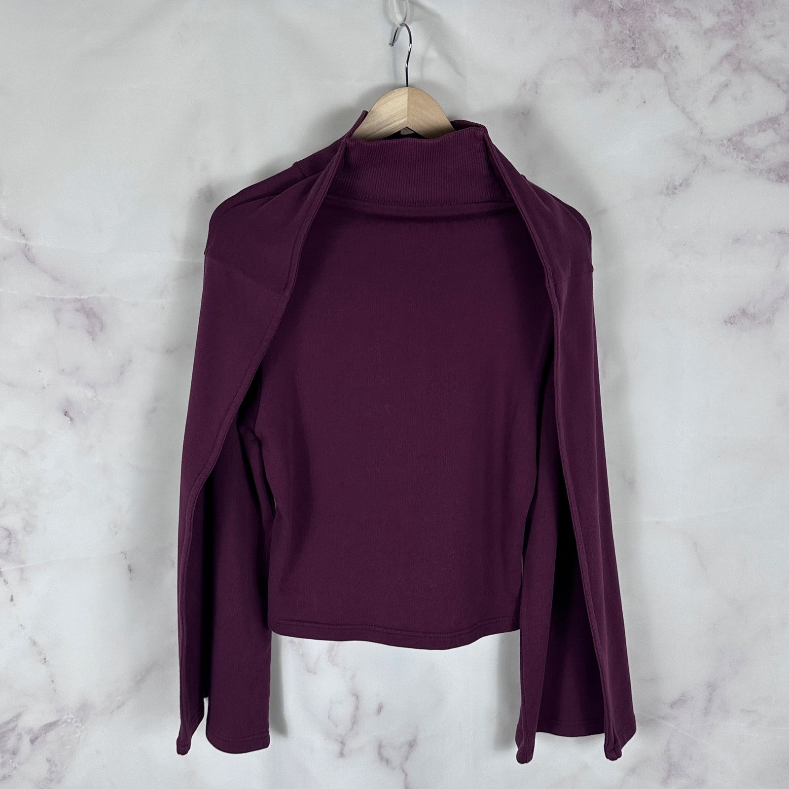 Y/Project Burgundy Flap Layer Sweatshirt Size US S / EU 44-46 / 1 - 8 Thumbnail