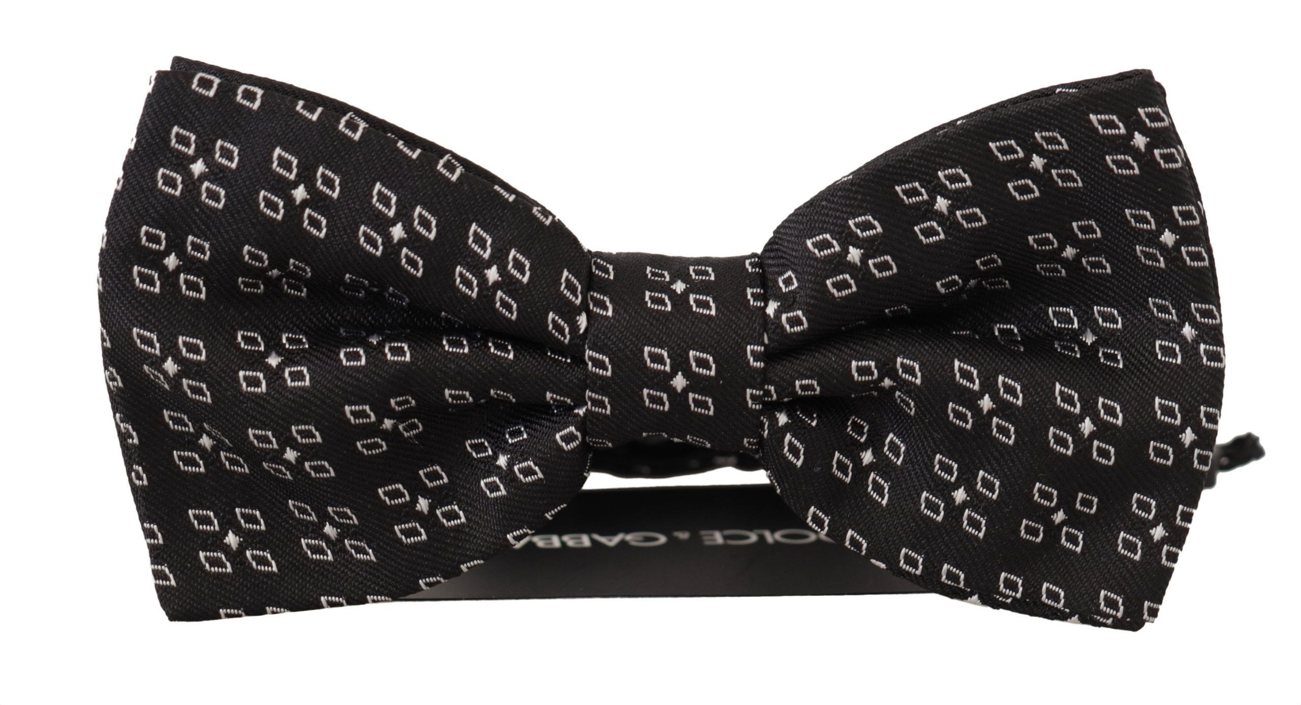 Dolce & Gabbana Elegant Polka Dot Silk Bow Men's Tie Size ONE SIZE - 1 Thumbnail